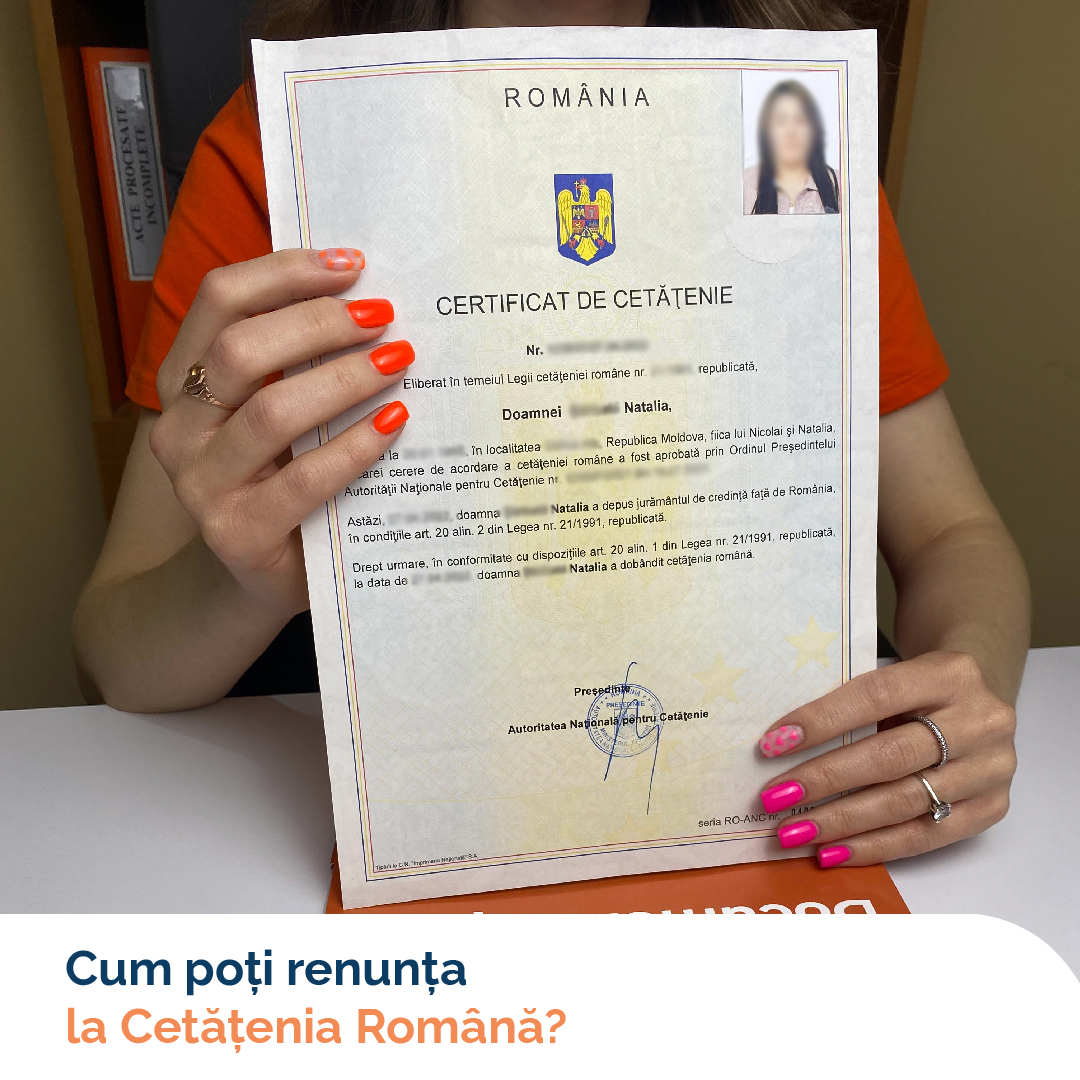 Cum poți renunța la cetățenie română?