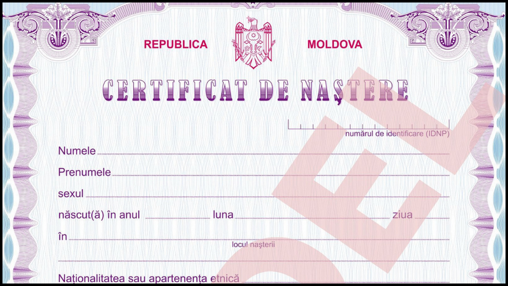 Certificatul de naștere pe suport hârtie înlocuit cu unul electronic